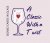 Signed Card In Glass by Jasper Blakeley